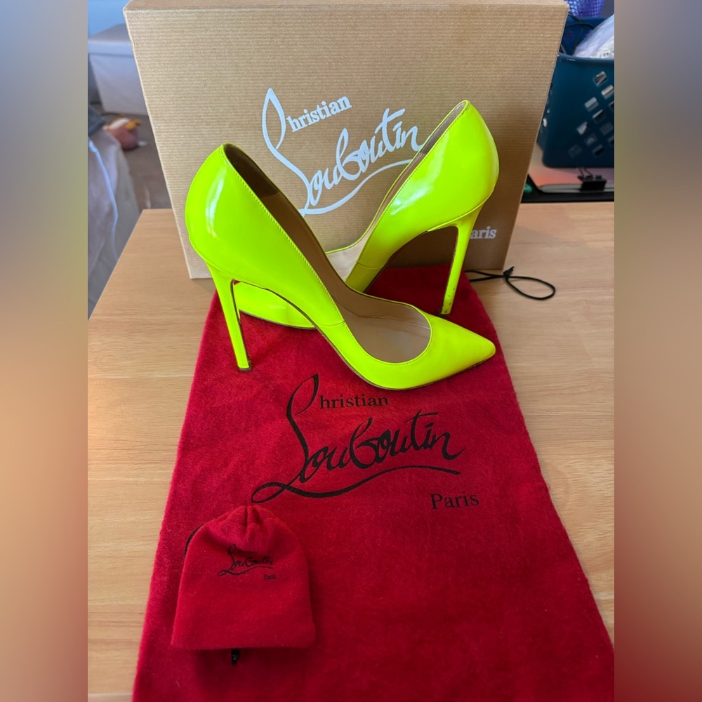 Christian Louboutin Bright Yellow Heels